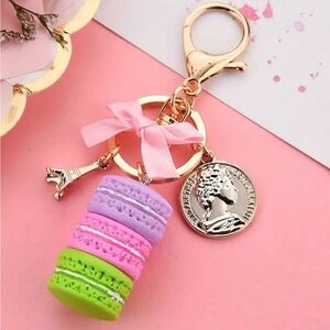 Colorful Macaron Keychain/Bag Charm